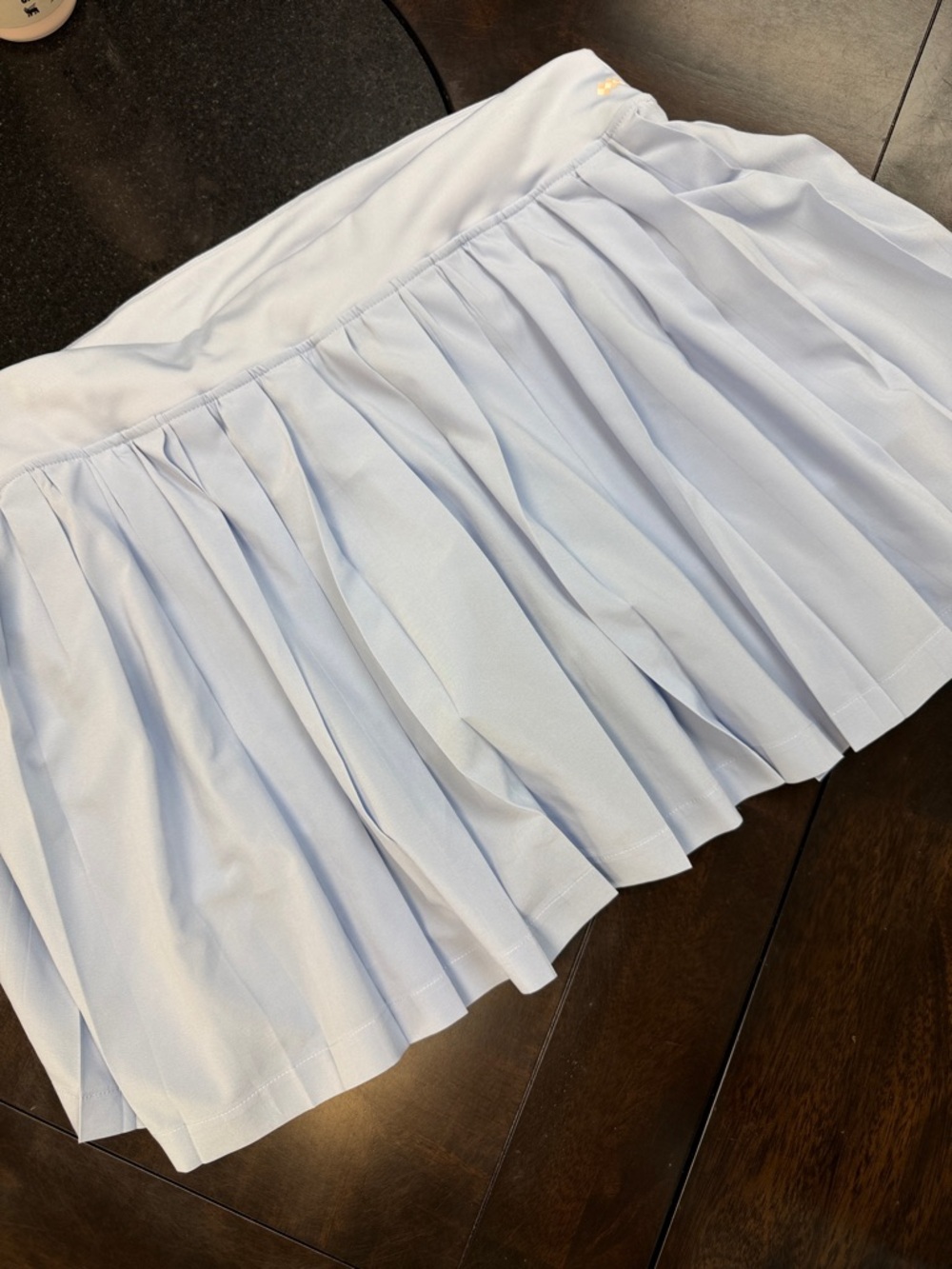 adidas Light Blue Pleated Mini Skirt